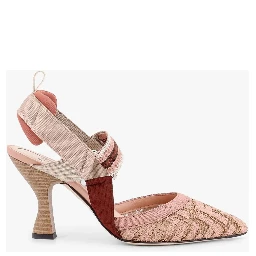 "Colibrì 85mm" heeled slingback pumps