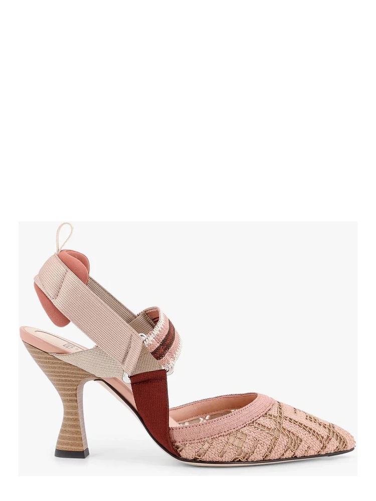 "Colibrì 85mm" heeled slingback pumps