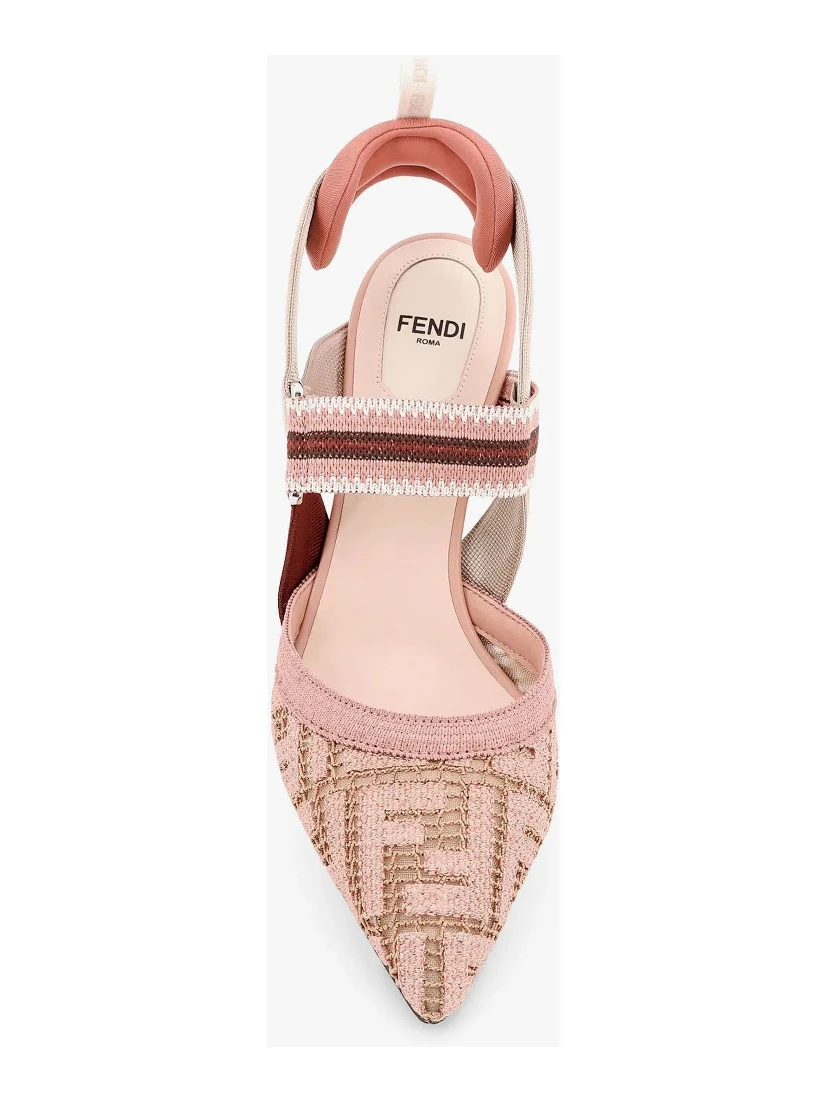 "Colibrì 85mm" heeled slingback pumps