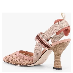 "Colibrì 85mm" heeled slingback pumps