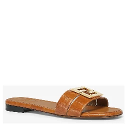 "Fendi FFold" slides sandals