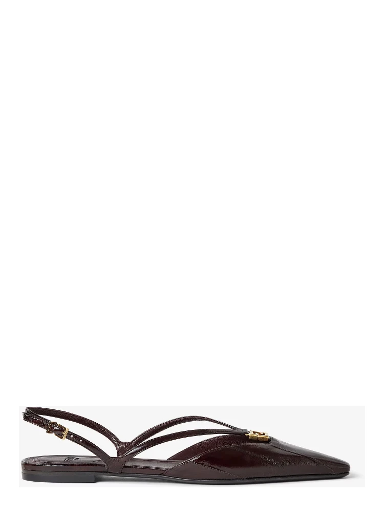 "Fendi FFold" slingback sandals
