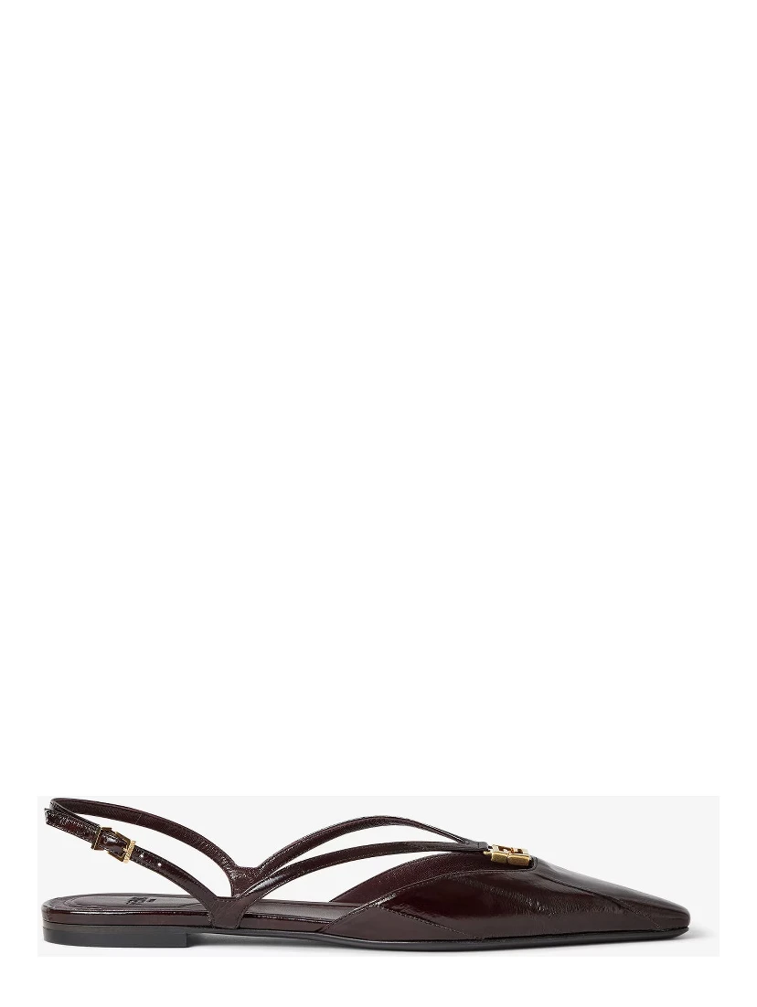 "Fendi FFold" slingback sandals