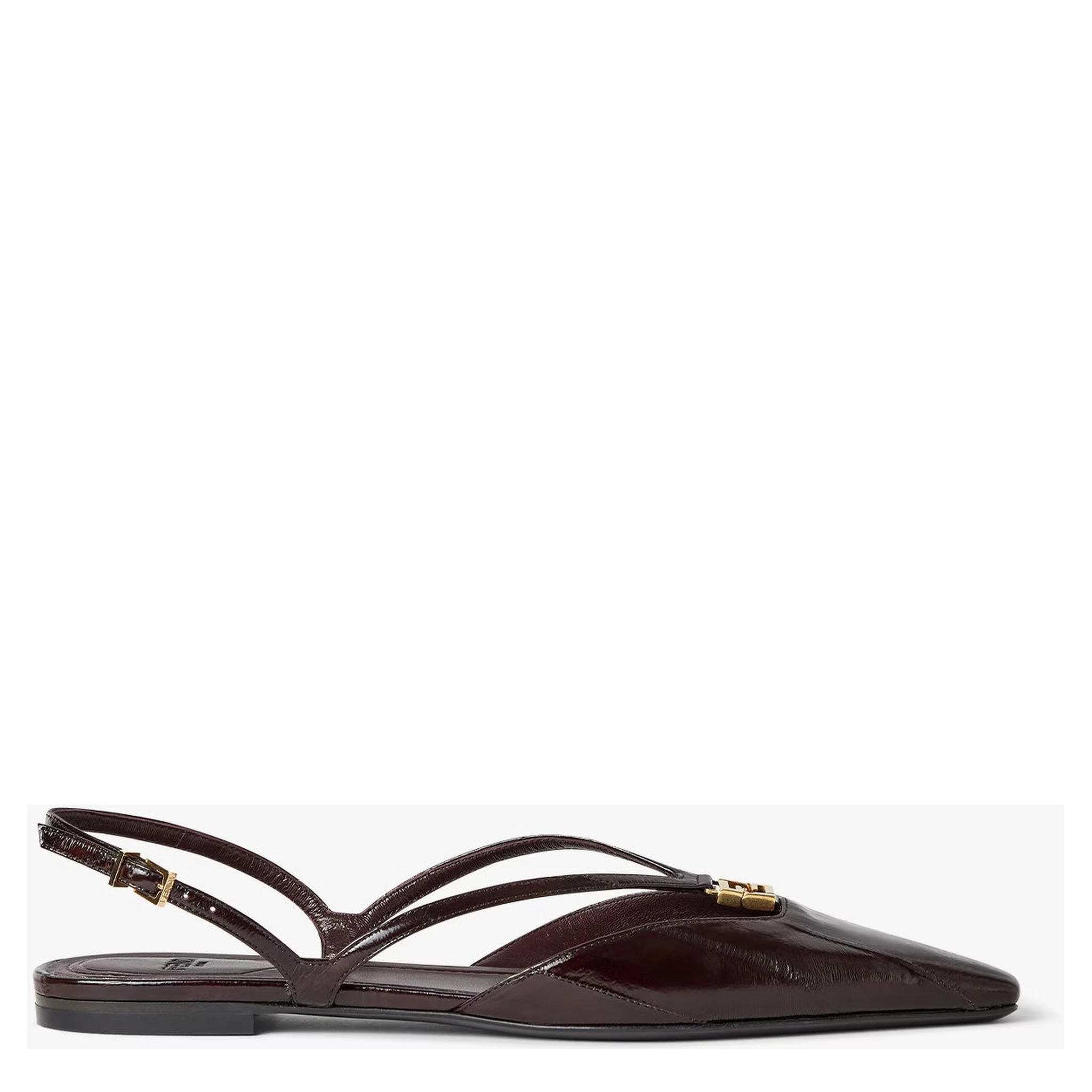 "Fendi FFold" slingback sandals
