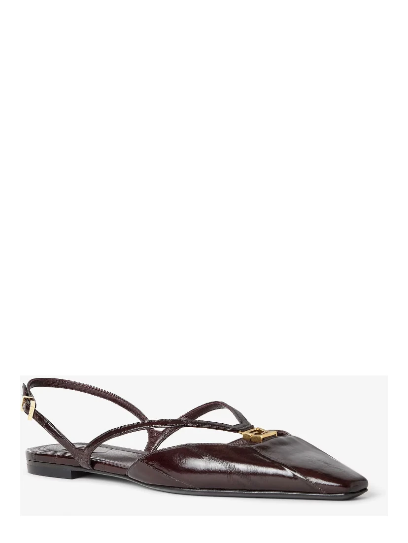 "Fendi FFold" slingback sandals