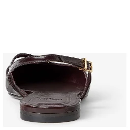 "Fendi FFold" slingback sandals