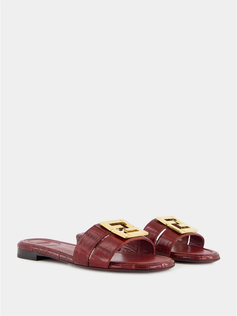 "Fendi FFold" sandals
