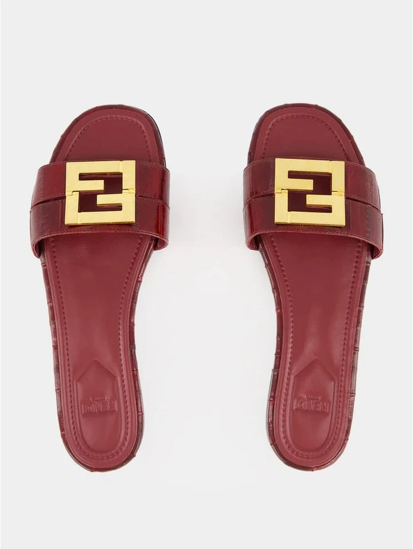 "Fendi FFold" sandals