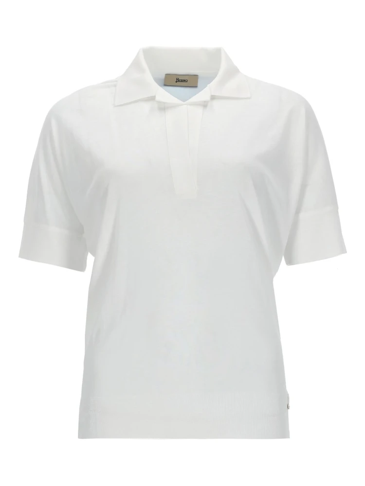 COTTON BLEND POLO SHIRT