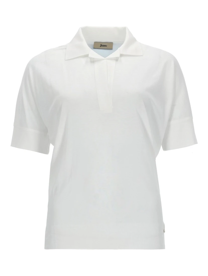 COTTON BLEND POLO SHIRT