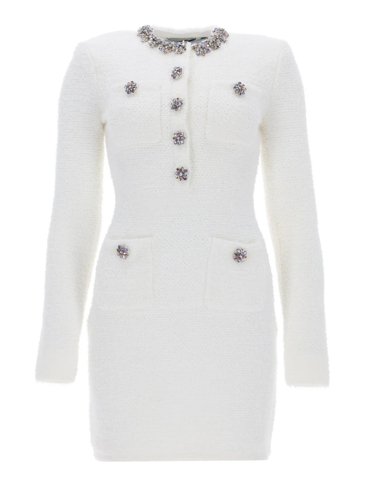 MINI DRESS WITH JEWEL BUTTONS