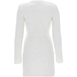 MINI DRESS WITH JEWEL BUTTONS