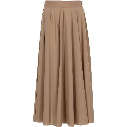 COTTON MIDI SKIRT
