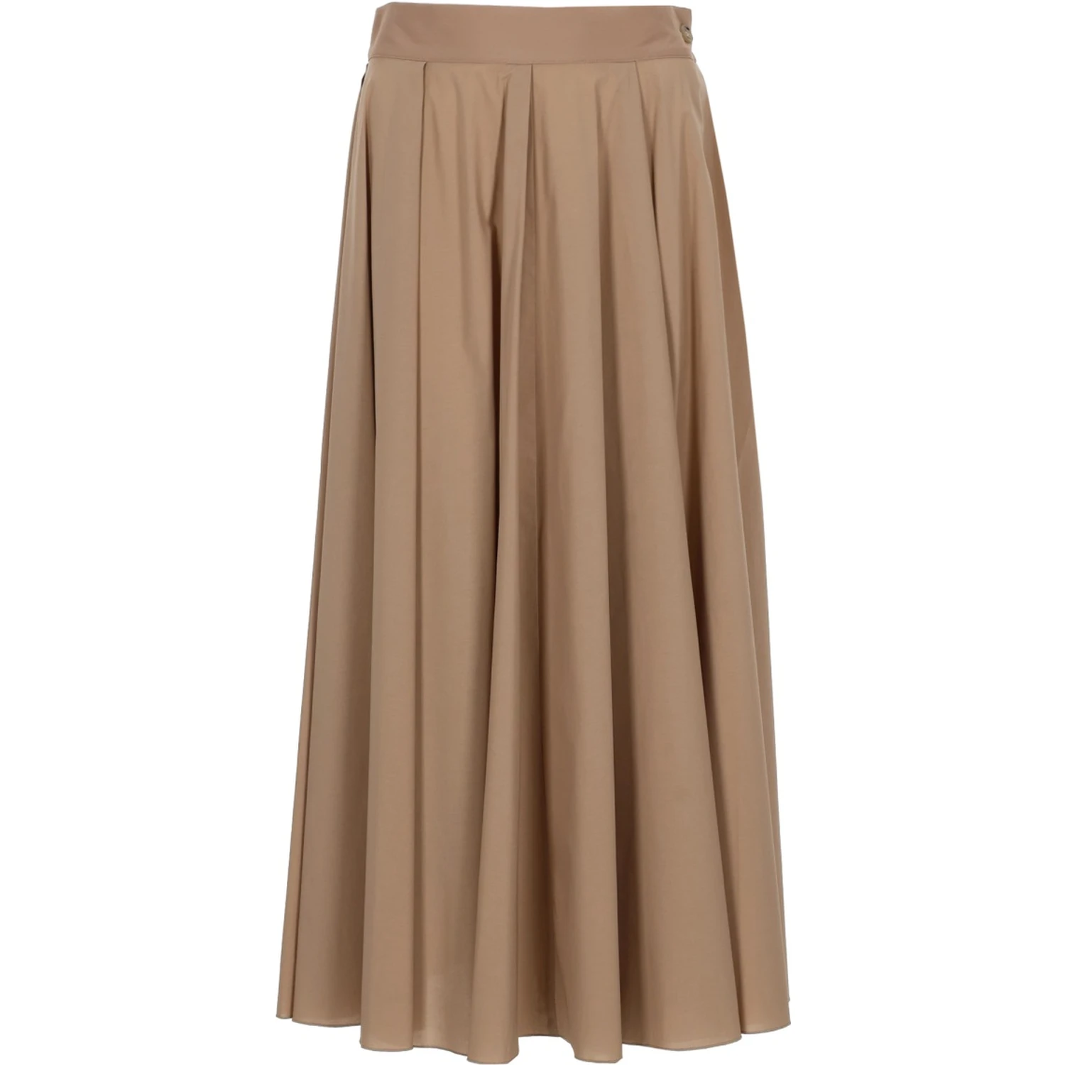 COTTON MIDI SKIRT