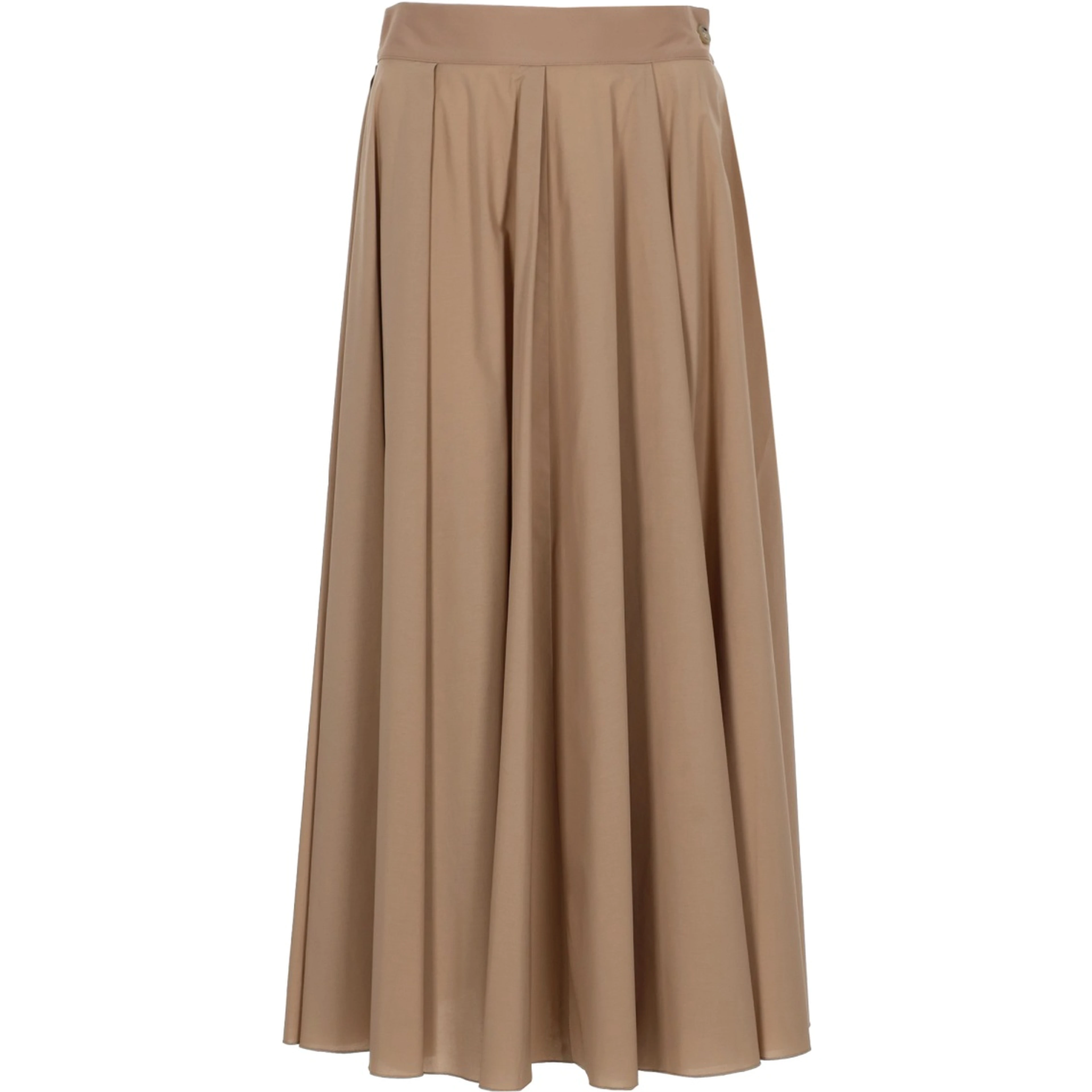 COTTON MIDI SKIRT