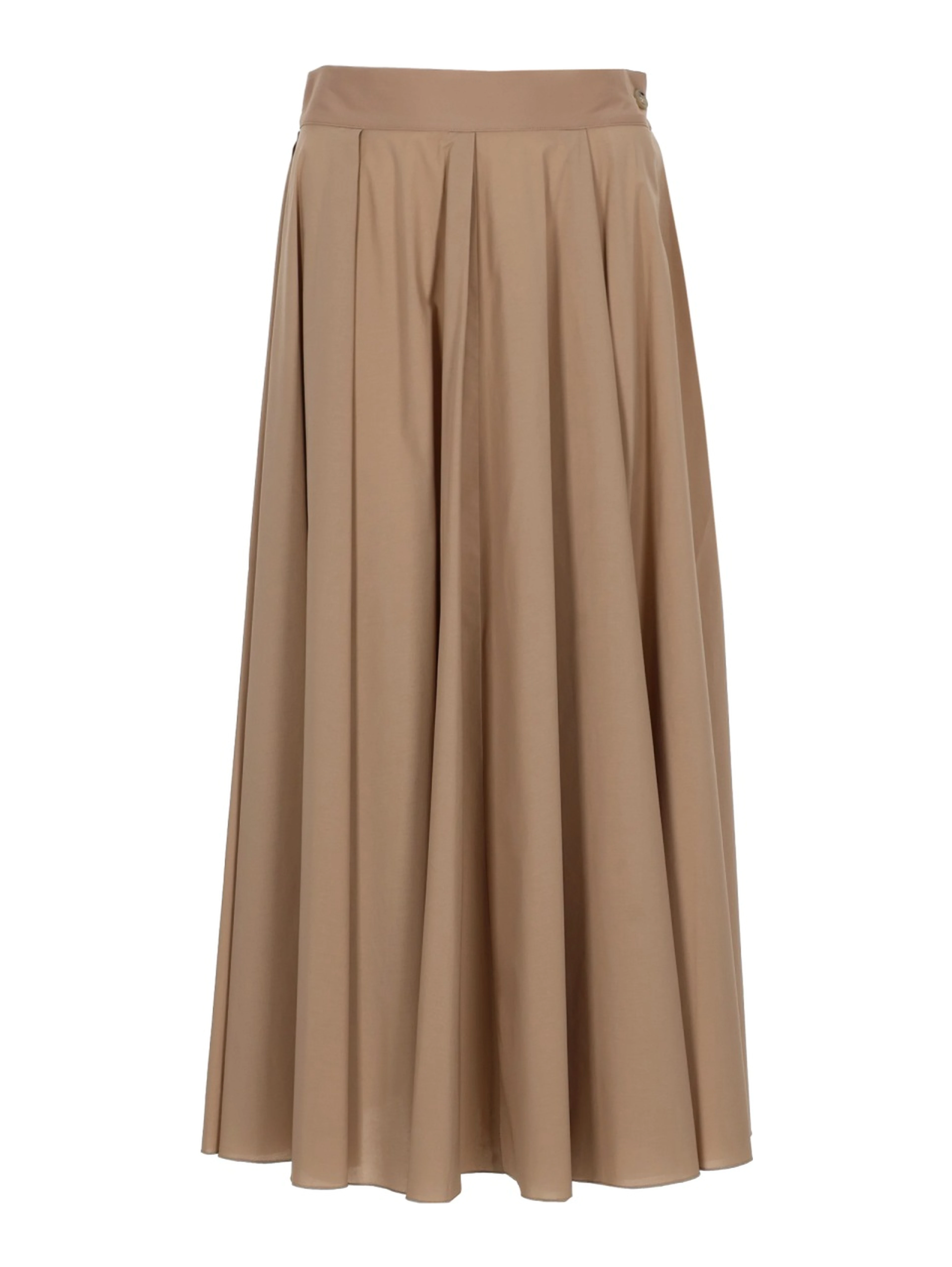 COTTON MIDI SKIRT