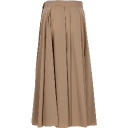COTTON MIDI SKIRT