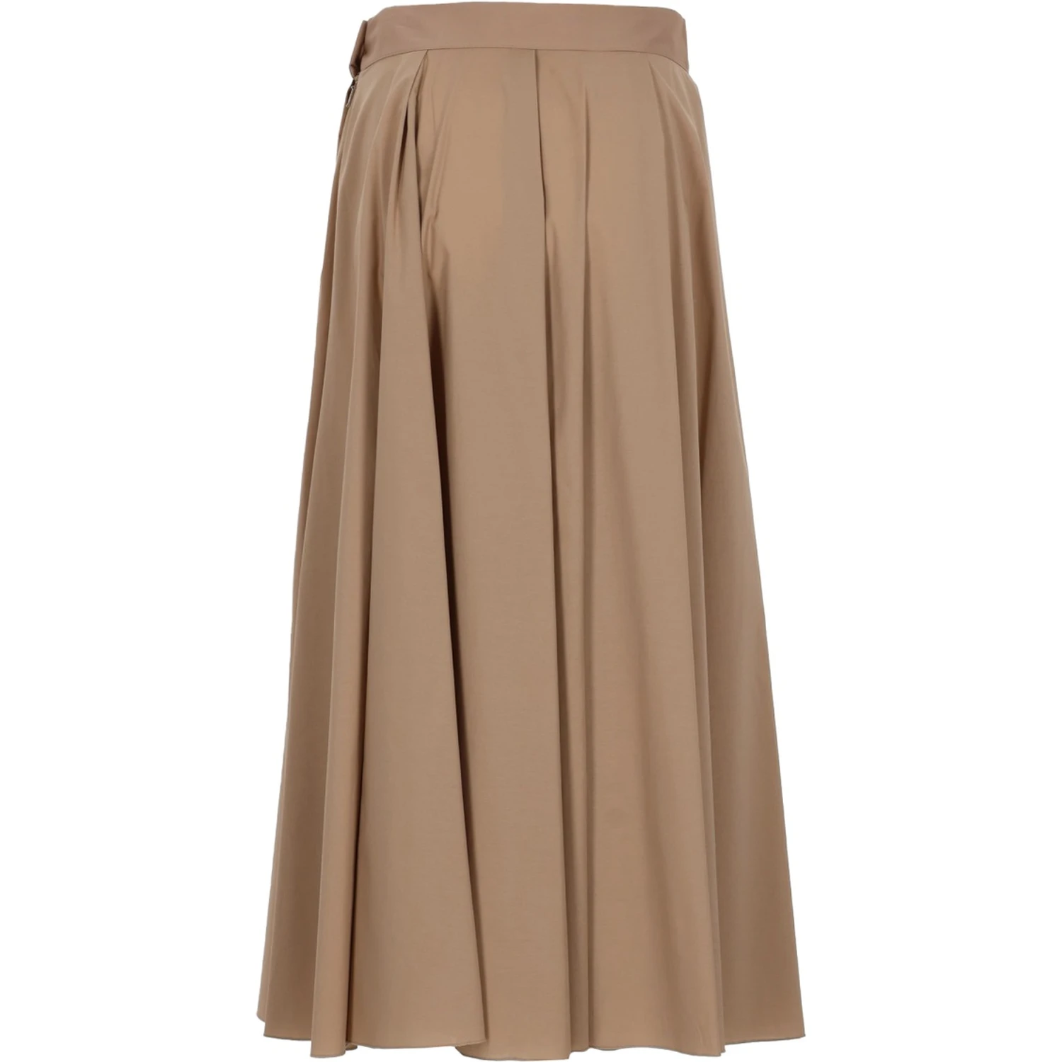 COTTON MIDI SKIRT