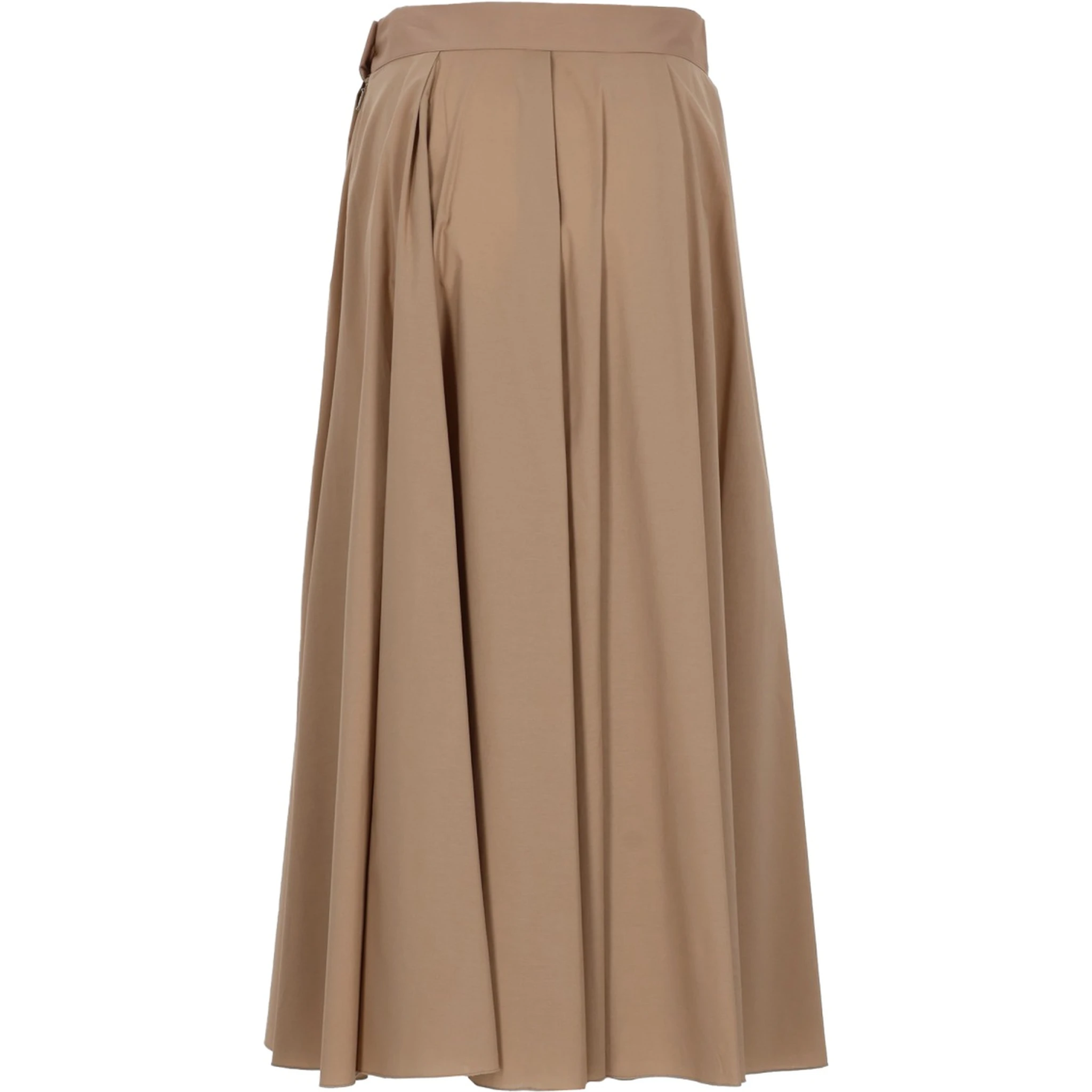 COTTON MIDI SKIRT