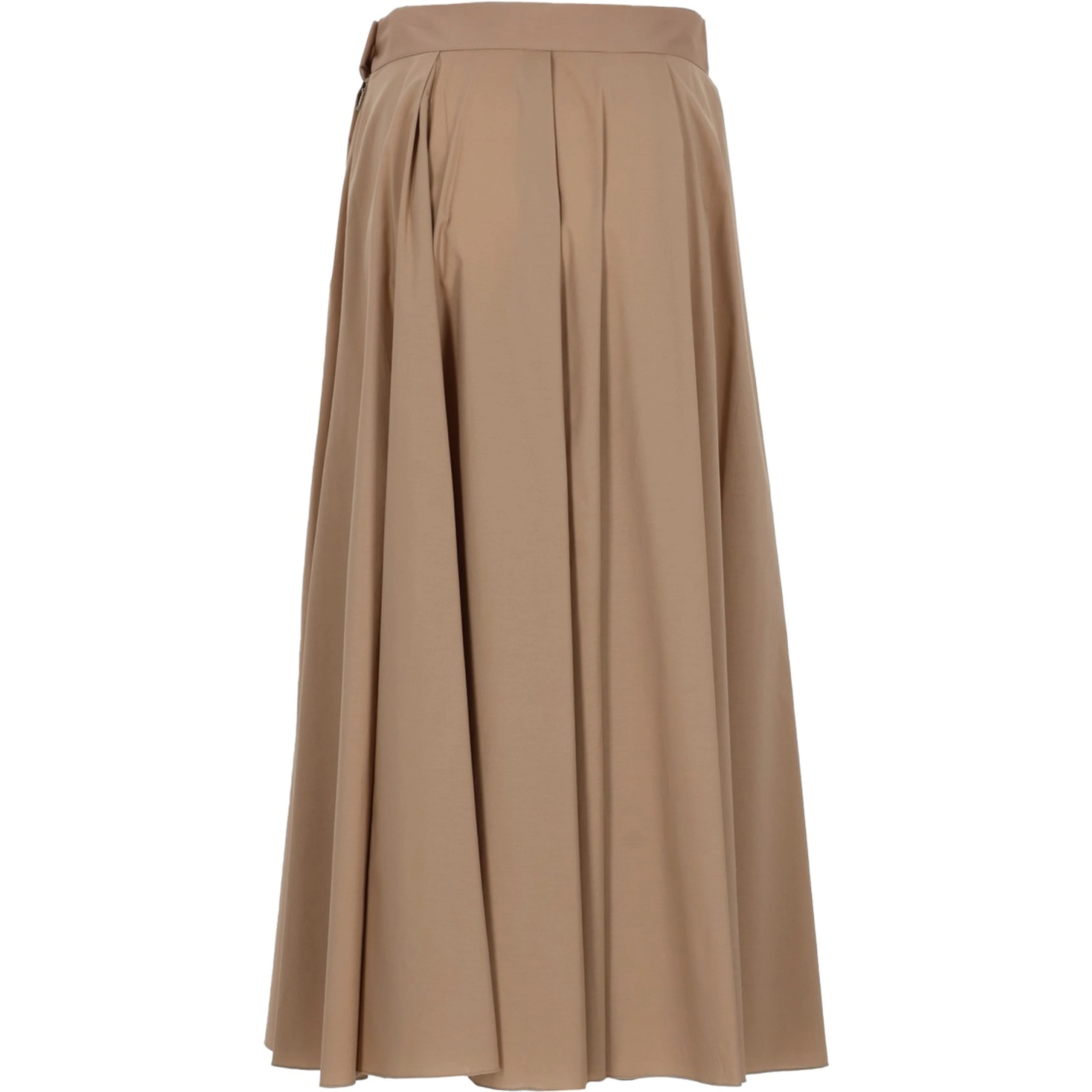 COTTON MIDI SKIRT