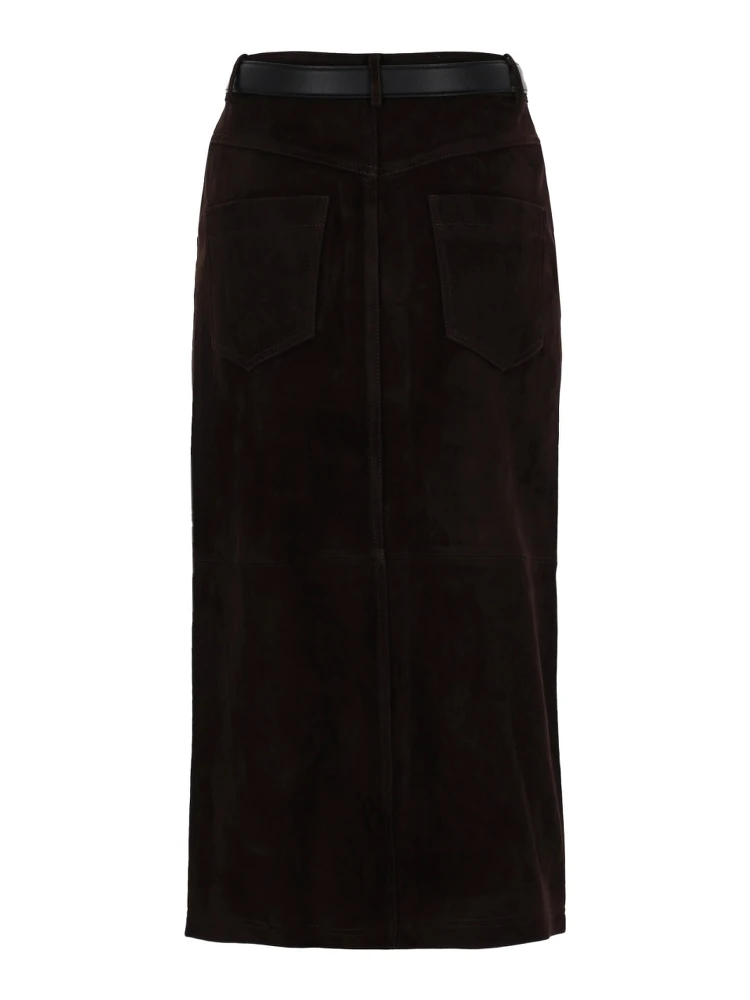 SUEDE MIDI SKIRT alternative