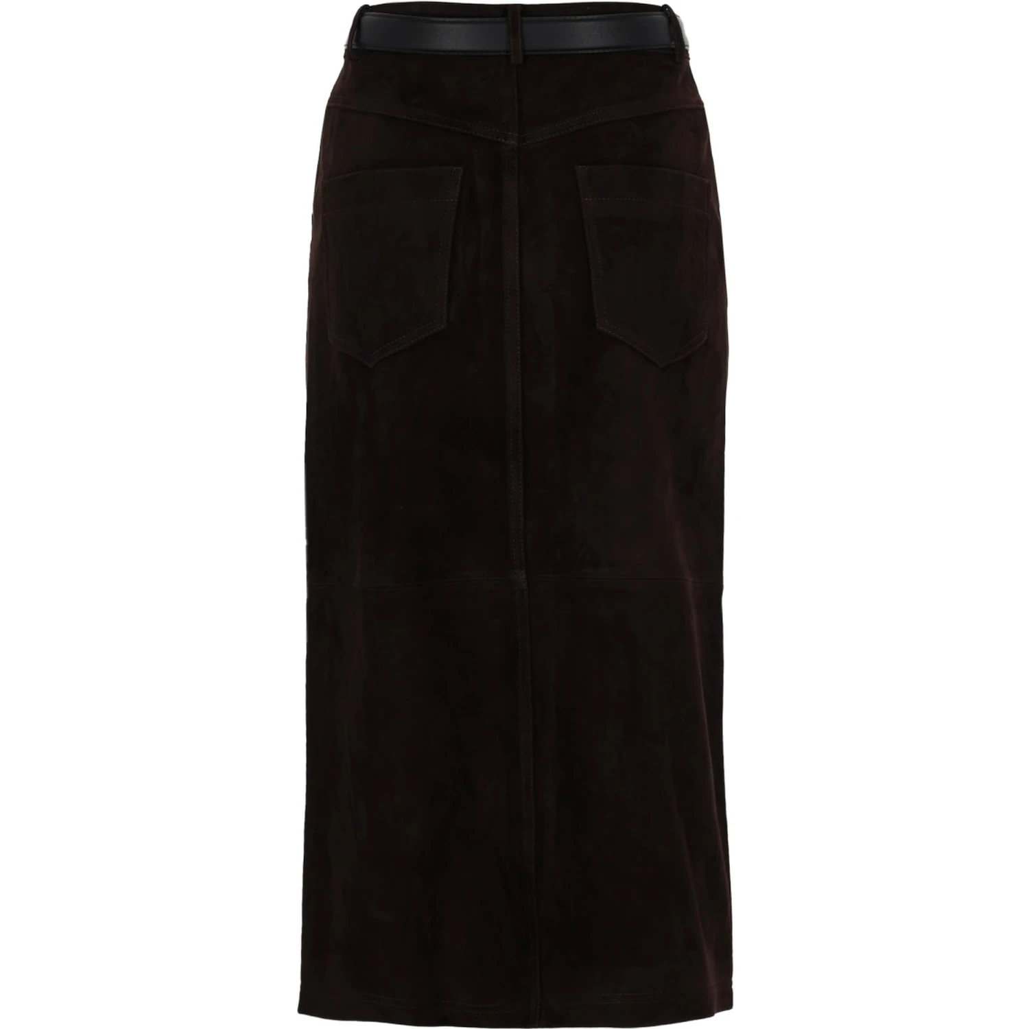 SUEDE MIDI SKIRT