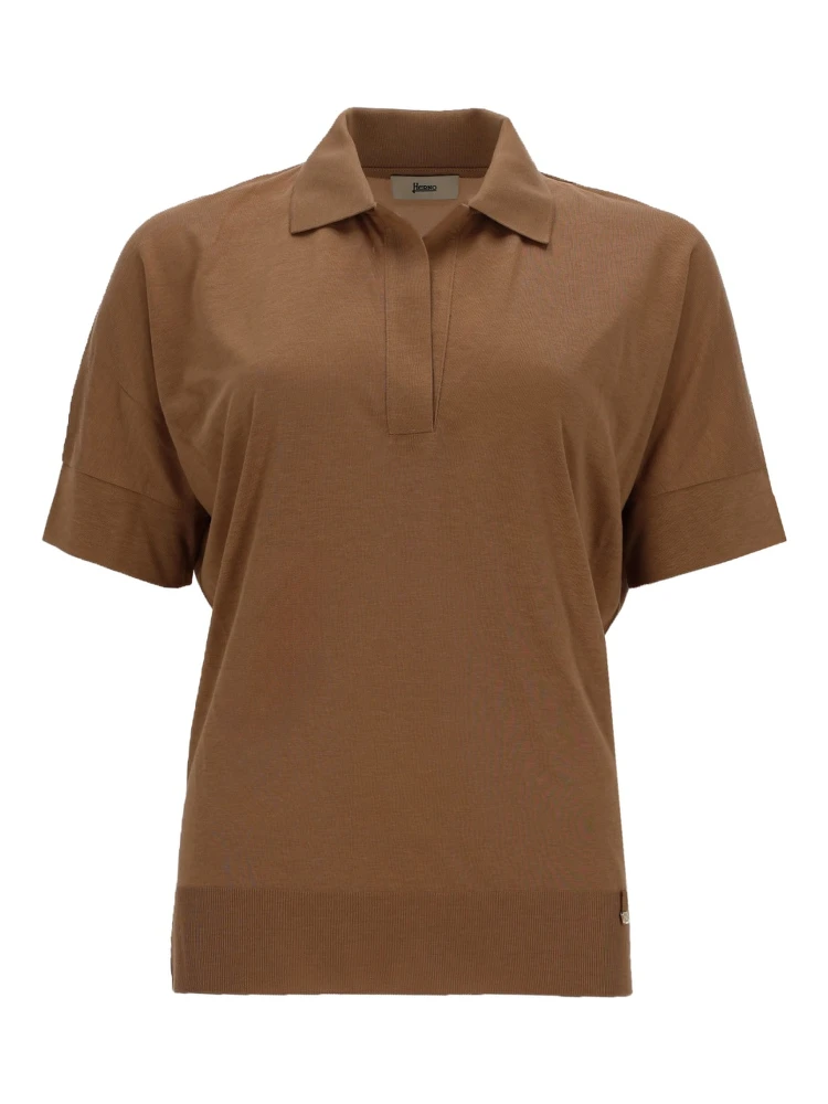 COTTON BLEND POLO SHIRT