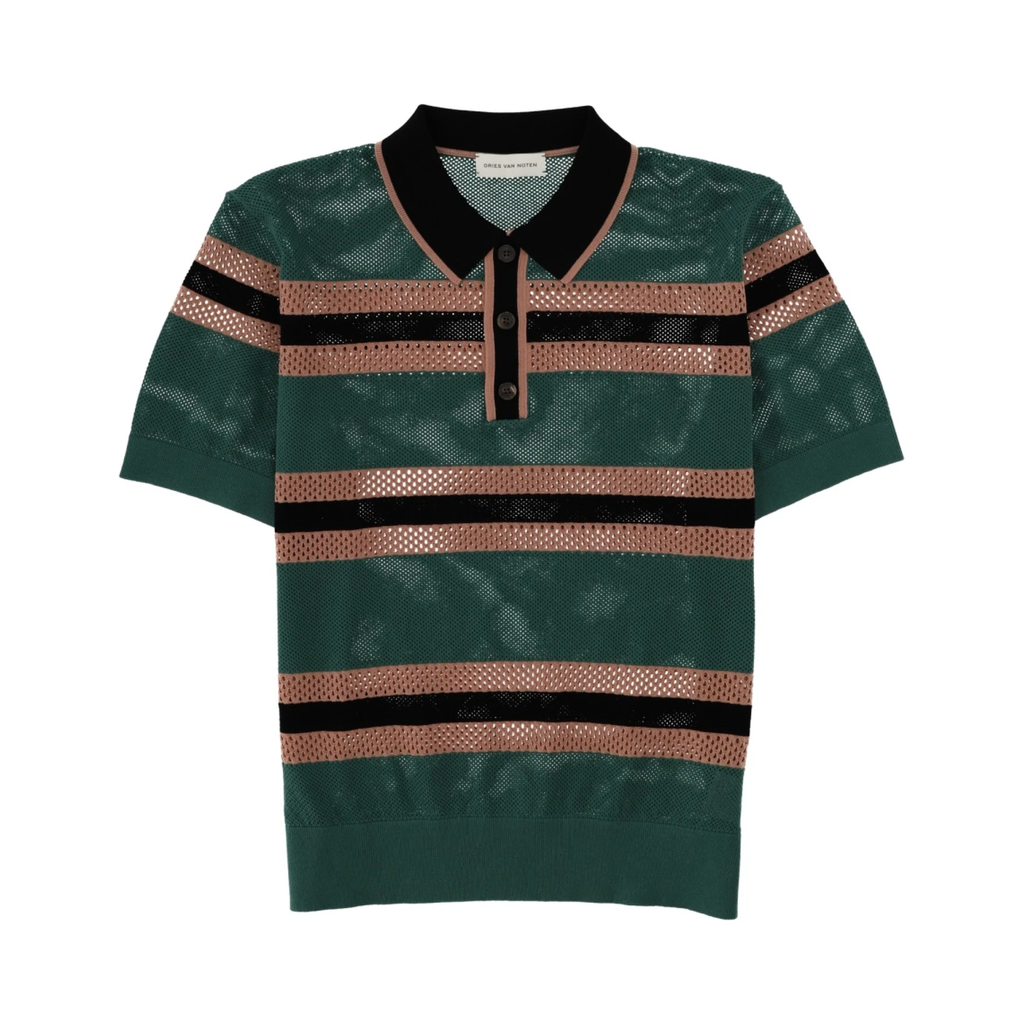 POLO "MERCY STRIPE" TRAFORATA