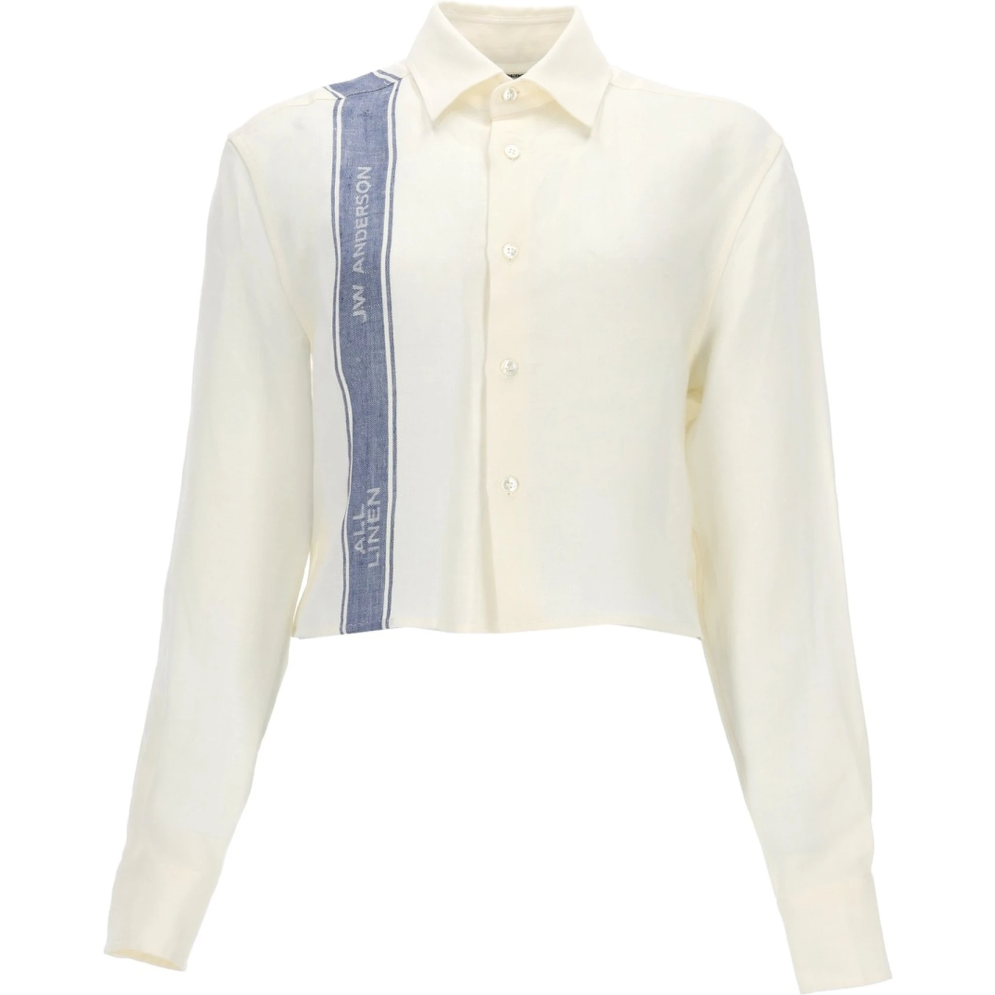 LINEN SHIRT WITH LOGO