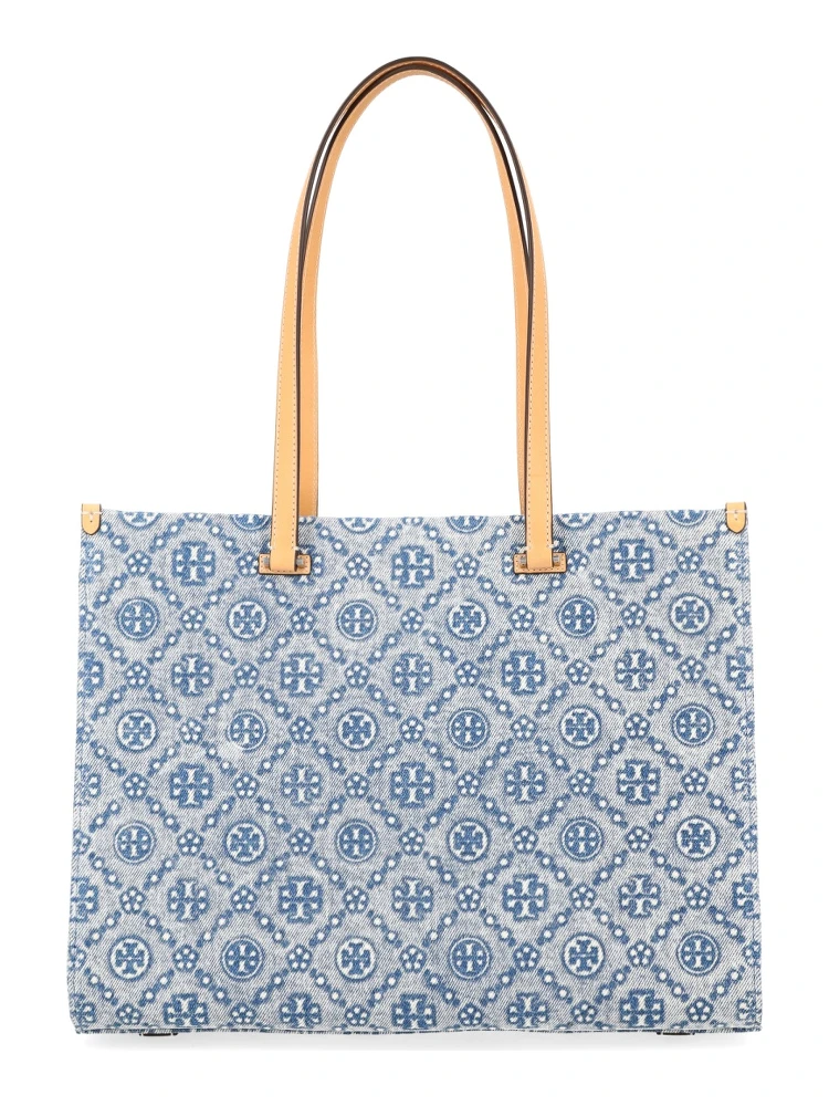 "T MONOGRAM" SHOPPER BAG