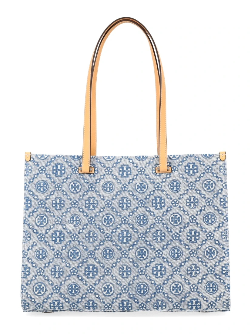 "T MONOGRAM" SHOPPER BAG