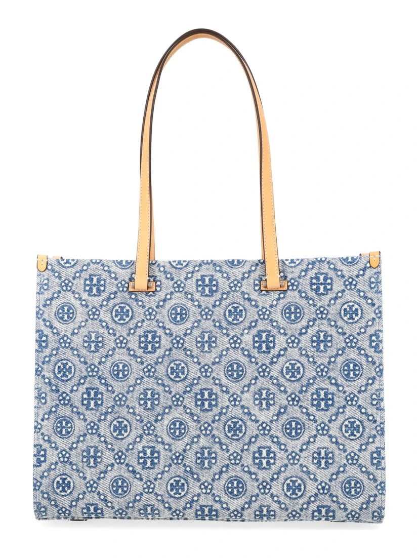 "T MONOGRAM" SHOPPER BAG