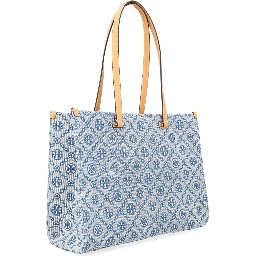"T MONOGRAM" SHOPPER BAG