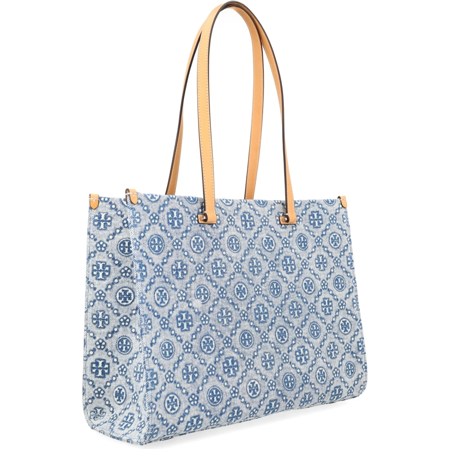 "T MONOGRAM" SHOPPER BAG