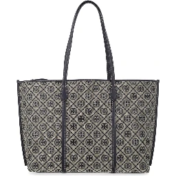 "T MONOGRAM" TOTE BAG