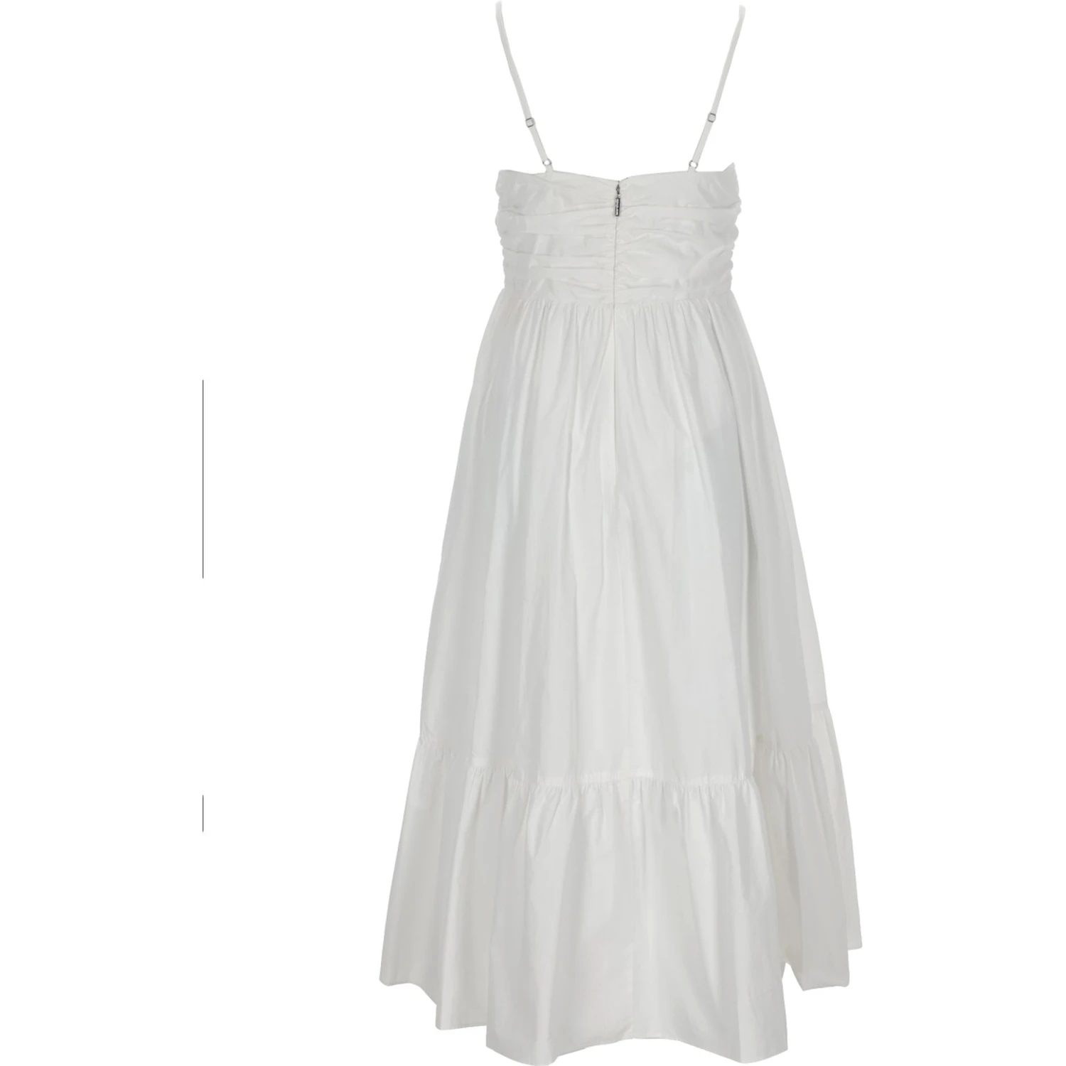 V-NECK MIDI DRESS