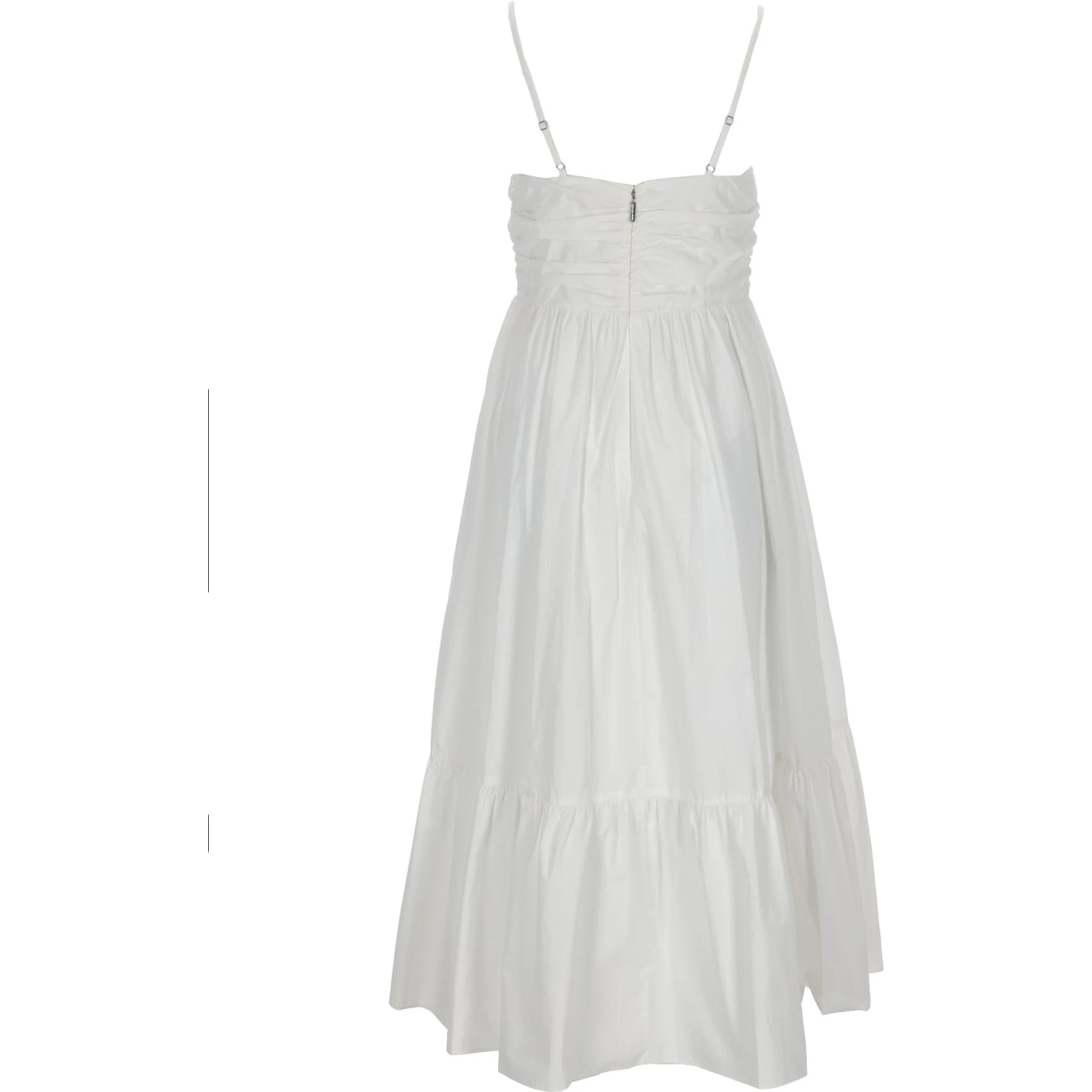 V-NECK MIDI DRESS