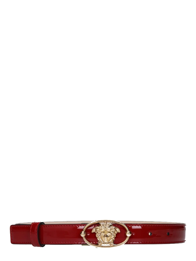 Red Leather Regular Belt