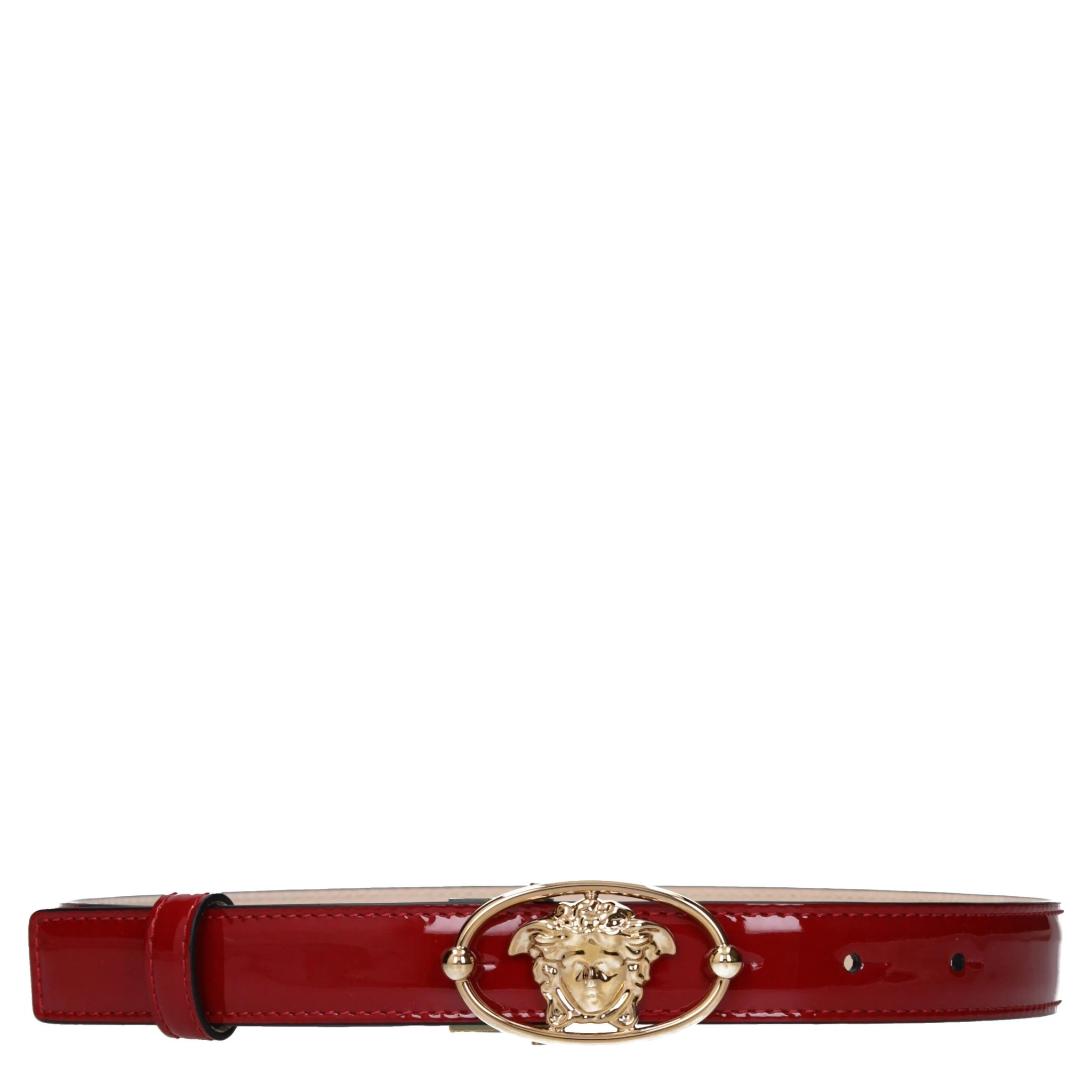 Red Leather Regular Belt