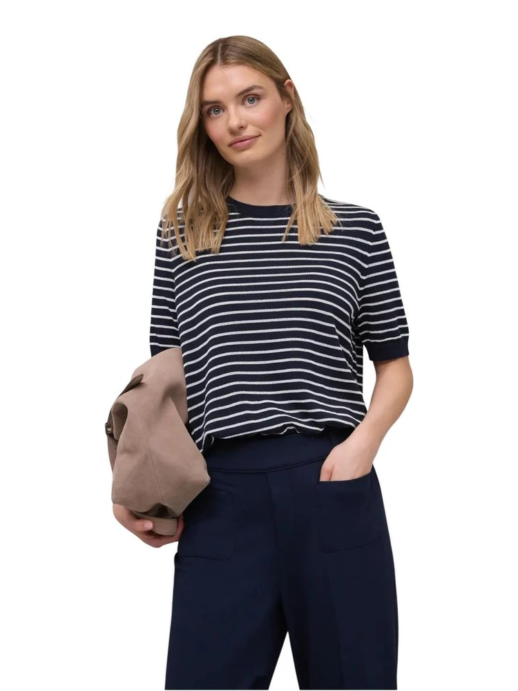 Blue Viscose T-Shirt