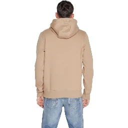 Beige Cotton Hoodie
