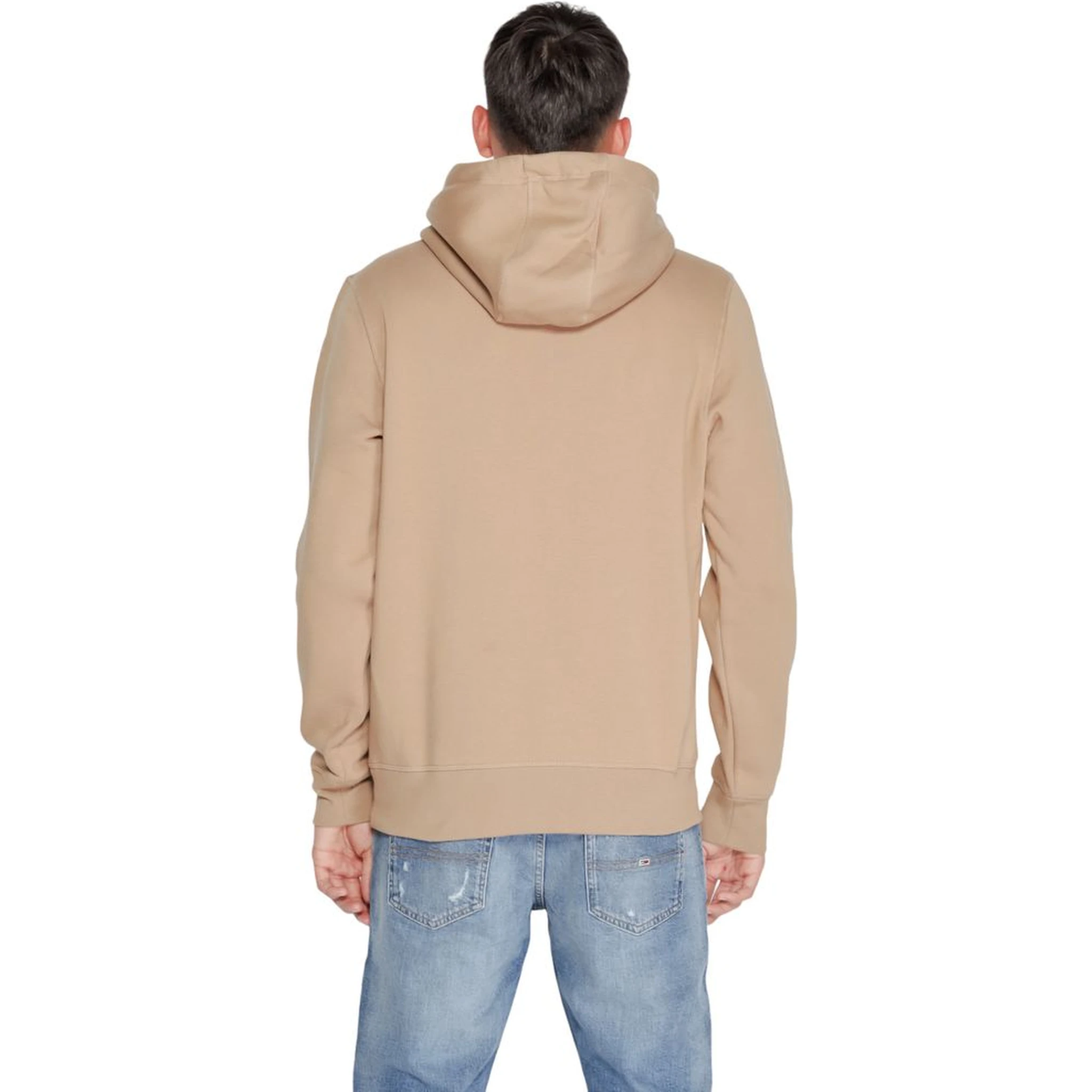 Beige Cotton Hoodie
