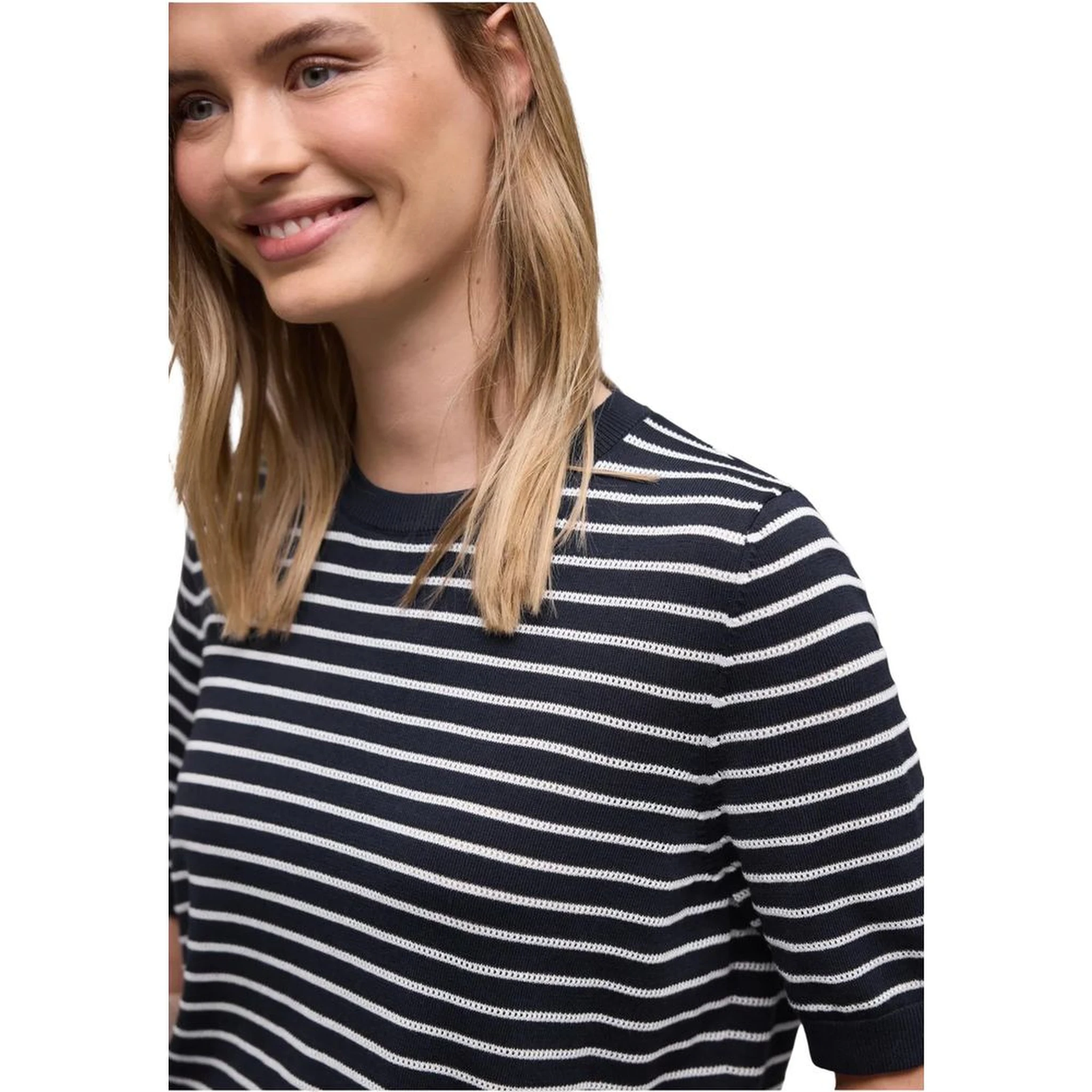 Blue Viscose T-Shirt