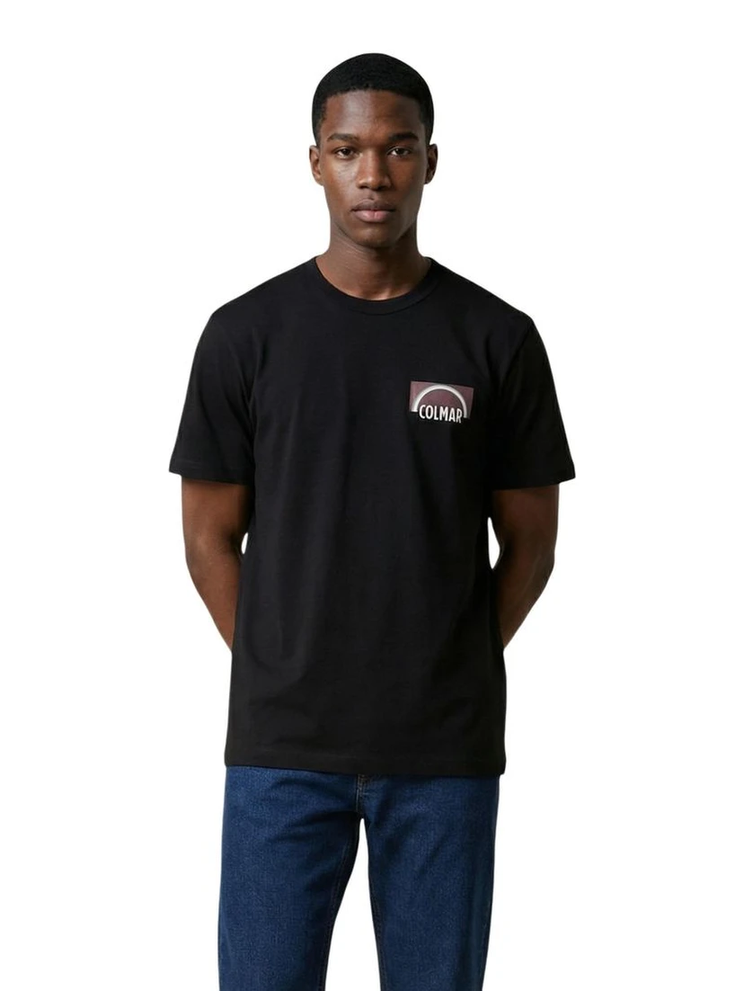 Black Cotton T-Shirt
