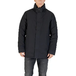 Black Polyester Parka