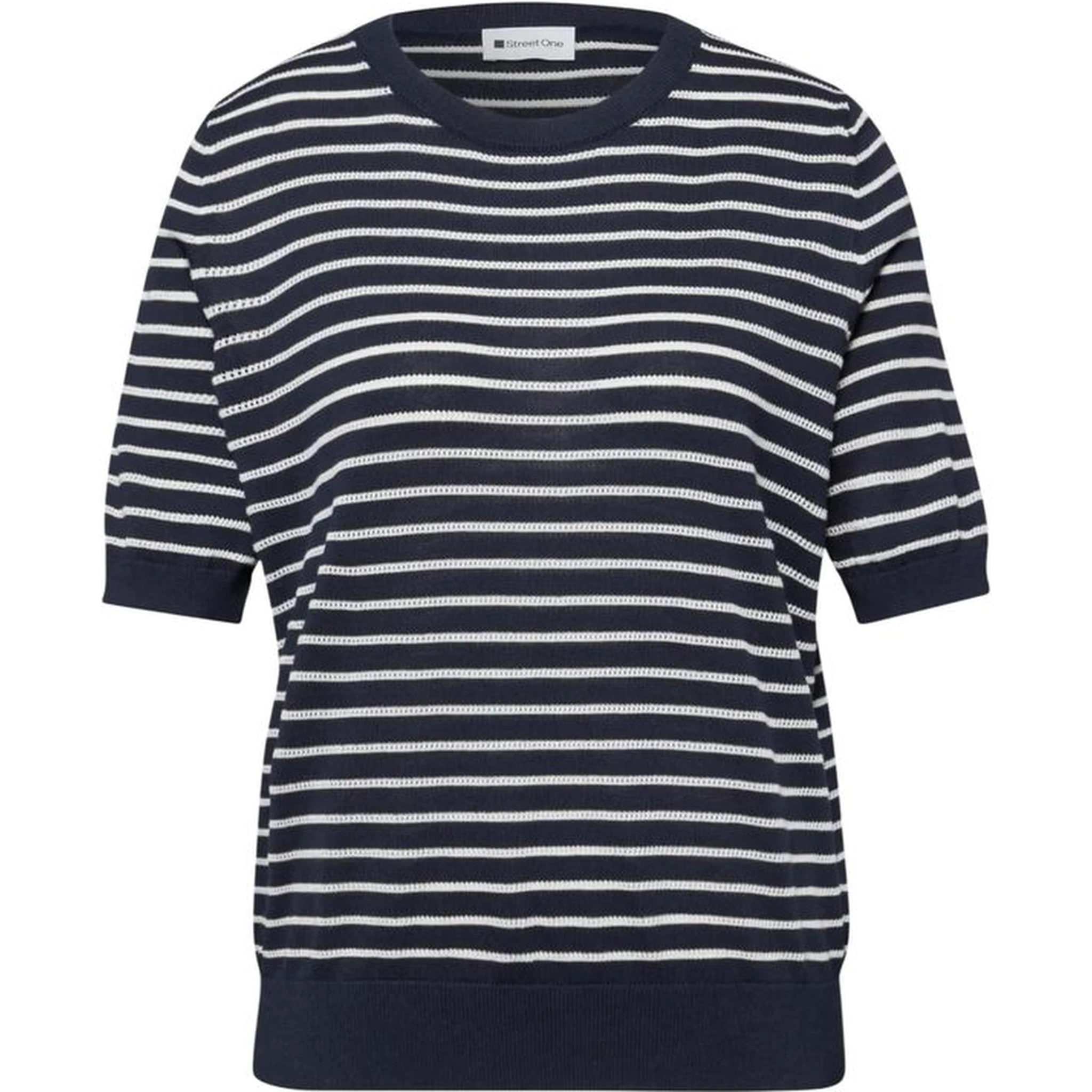 Blue Viscose T-Shirt