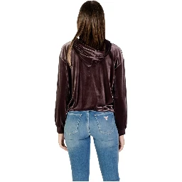 Brown Polyester Hoodie