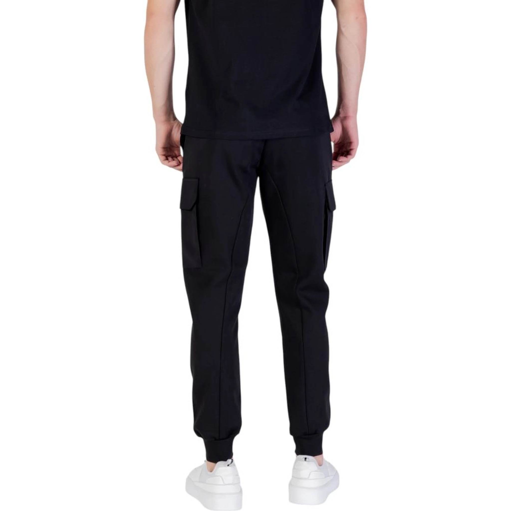 Black Cotton Joggers (Workout Pants)