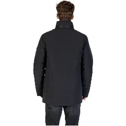 Black Polyester Parka