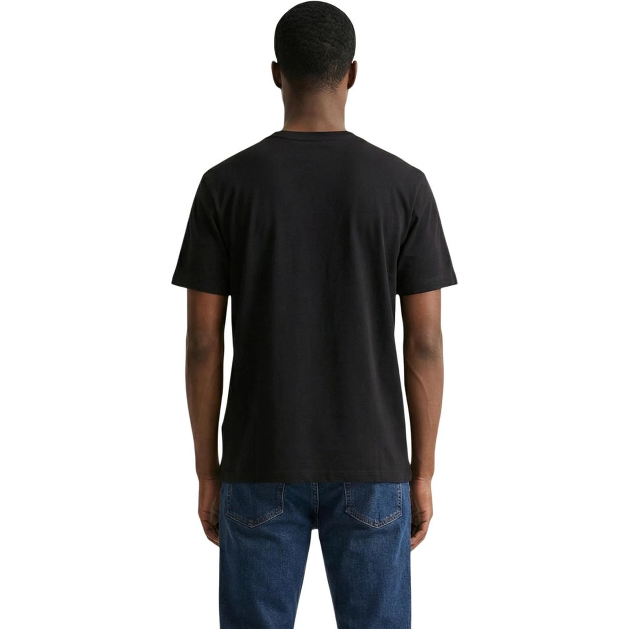 Black Cotton T-Shirt